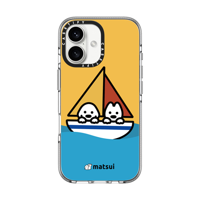matsui x CASETiFY iPhone 16 ケース Dog,Animal クリア クリア ケース MagSafe対応 Swaying Father's Day matsui x CASETiFY iPhone 16 ケース Dog,Animal クリア クリア ケース MagSafe対応 Swaying Father's Day