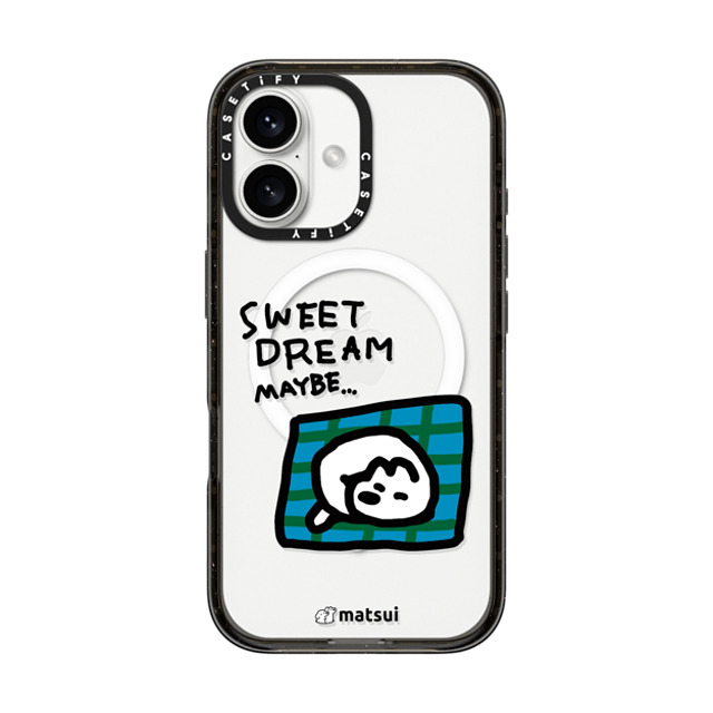 matsui x CASETiFY iPhone 16 Case Black Impact Case MagSafe Compatible matsui - SWEET DREAM MAYBE. Father's Day matsui x CASETiFY iPhone 16 Case Black Impact Case MagSafe Compatible matsui - SWEET DREAM MAYBE. Father's Day