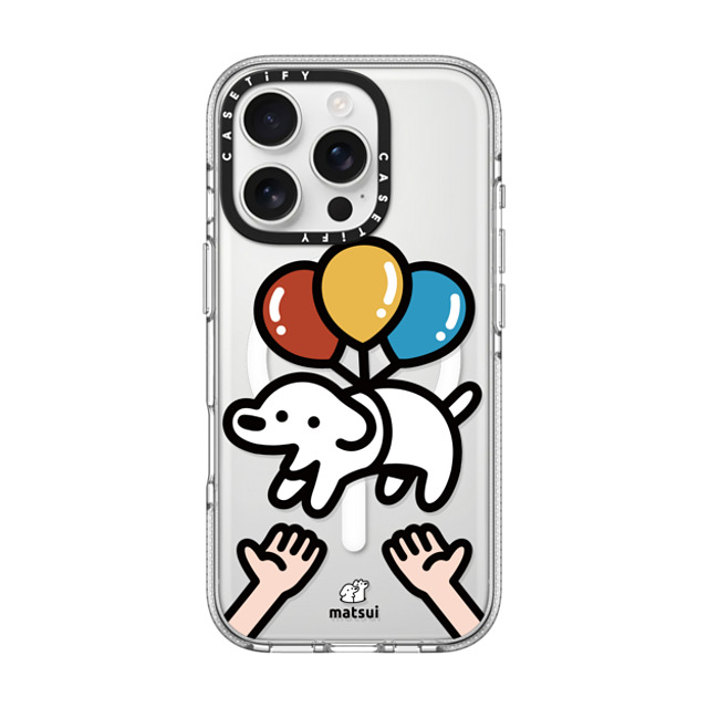 matsui x CASETiFY iPhone 16 Pro ケース クリア クリア ケース MagSafe対応 Catch me!