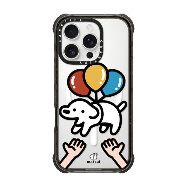 matsui x CASETiFY iPhone 16 Pro Case Black ウルトラ インパクトケース MagSafe 対応 Catch me! matsui x CASETiFY iPhone 16 Pro Case Black ウルトラ インパクトケース MagSafe 対応 Catch me!
