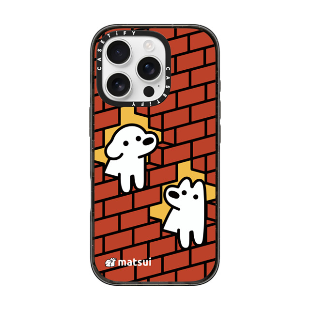 matsui x CASETiFY iPhone 16 Pro Case Dog,Animal Black Impact Case Yo who Father's Day matsui x CASETiFY iPhone 16 Pro Case Dog,Animal Black Impact Case Yo who Father's Day