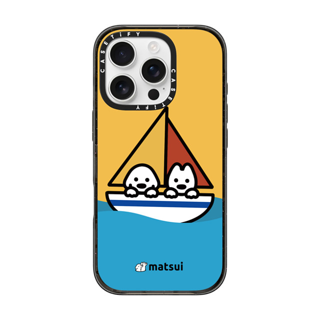 matsui x CASETiFY iPhone 16 Pro Case Dog,Animal Black Impact Case Swaying Mother's Day matsui x CASETiFY iPhone 16 Pro Case Dog,Animal Black Impact Case Swaying Mother's Day