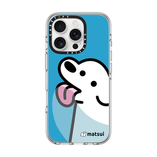 matsui x CASETiFY iPhone 16 Pro ケース クリア クリア ケース MagSafe対応 Lick