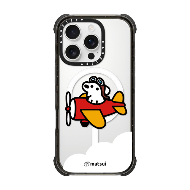 matsui x CASETiFY iPhone 16 Pro ケース ブラック ウルトラ インパクトケース MagSafe 対応 matsui - Flight Father's Day matsui x CASETiFY iPhone 16 Pro ケース ブラック ウルトラ インパクトケース MagSafe 対応 matsui - Flight Father's Day