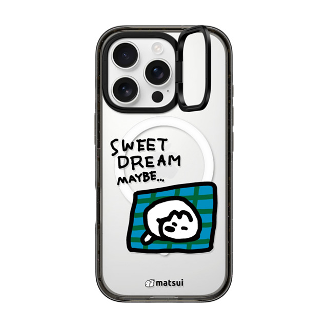 matsui x CASETiFY iPhone 16 Pro Case Black インパクトリングスタンドケース MagSafe対応 matsui - SWEET DREAM MAYBE. Father's Day matsui x CASETiFY iPhone 16 Pro Case Black インパクトリングスタンドケース MagSafe対応 matsui - SWEET DREAM MAYBE. Father's Day