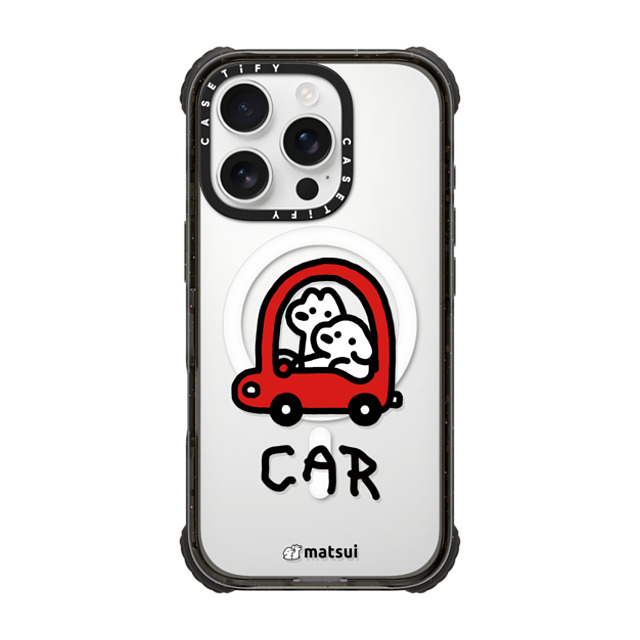 matsui x CASETiFY iPhone 16 Pro Case Black ウルトラ インパクトケース MagSafe 対応 matsui - CAR Mother's Day matsui x CASETiFY iPhone 16 Pro Case Black ウルトラ インパクトケース MagSafe 対応 matsui - CAR Mother's Day