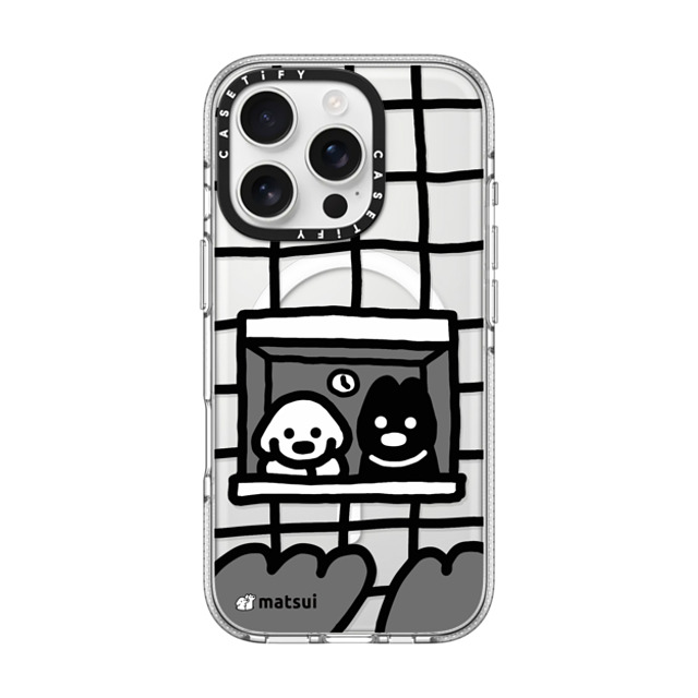 matsui x CASETiFY iPhone 16 Pro ケース クリア クリア ケース MagSafe対応 matsui - Look outward