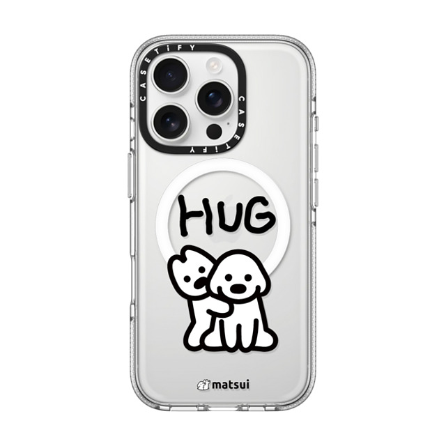 matsui x CASETiFY iPhone 16 Pro ケース クリア クリア ケース MagSafe対応 matsui - HUG