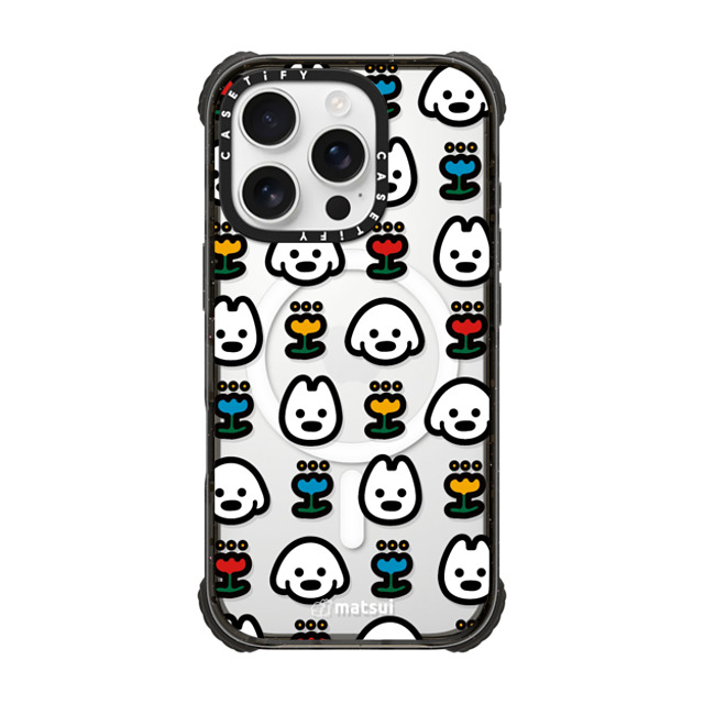 matsui x CASETiFY iPhone 16 Pro ケース ブラック ウルトラ インパクトケース MagSafe 対応 matsui - MANY DOGS Father's Day matsui x CASETiFY iPhone 16 Pro ケース ブラック ウルトラ インパクトケース MagSafe 対応 matsui - MANY DOGS Father's Day