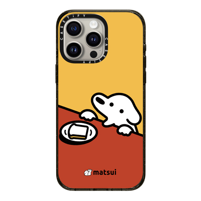 matsui x CASETiFY iPhone 15 Pro Max Case Dog,Animal Black Impact Case MagSafe Compatible パン Back to School matsui x CASETiFY iPhone 15 Pro Max Case Dog,Animal Black Impact Case MagSafe Compatible パン Back to School
