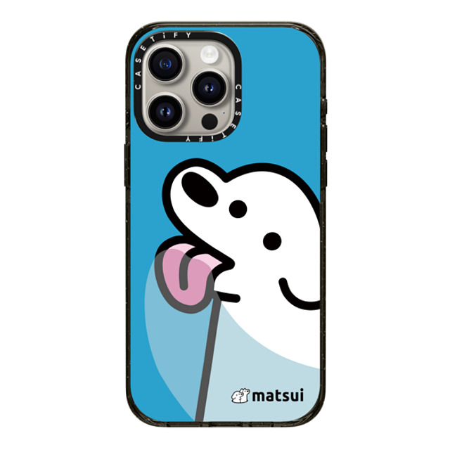 matsui x CASETiFY iPhone 15 Pro Max ケース ブラック インパクトケース Lick