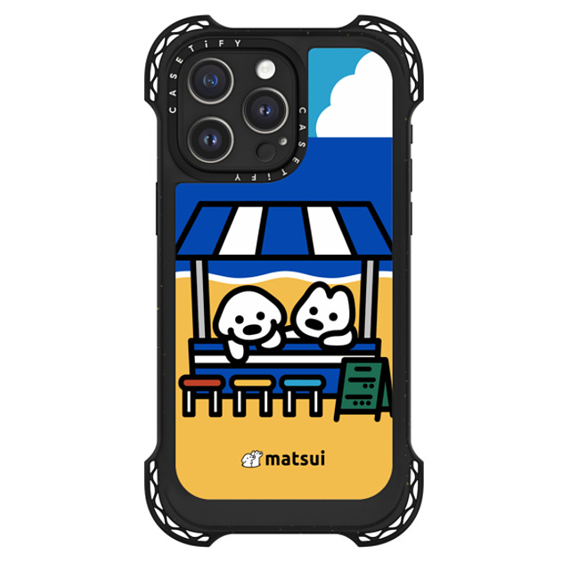 matsui x CASETiFY iPhone 15 Pro Max ケース Dog,Animal ブラック ウルトラ バウンスケース MagSafe対応 BEACH STORE Back to School matsui x CASETiFY iPhone 15 Pro Max ケース Dog,Animal ブラック ウルトラ バウンスケース MagSafe対応 BEACH STORE Back to School