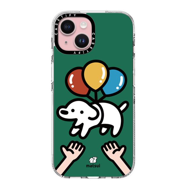 matsui x CASETiFY iPhone 15 Case Dog,Animal クリア クリア ケース MagSafe対応 Catch me! Back to School matsui x CASETiFY iPhone 15 Case Dog,Animal クリア クリア ケース MagSafe対応 Catch me! Back to School