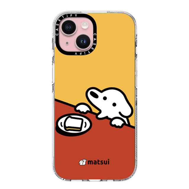matsui x CASETiFY iPhone 15 ケース Dog,Animal クリア クリア ケース MagSafe対応 パン Father's Day matsui x CASETiFY iPhone 15 ケース Dog,Animal クリア クリア ケース MagSafe対応 パン Father's Day