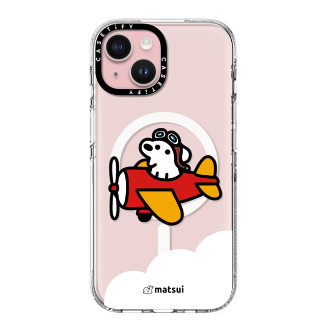 matsui x CASETiFY iPhone 15 ケース クリア クリア ケース MagSafe対応 matsui - Flight