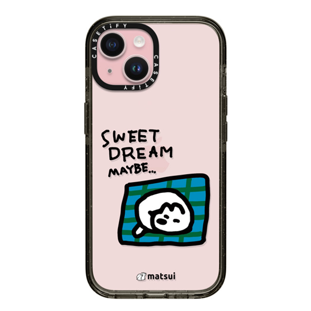 matsui x CASETiFY iPhone 15 Case Black Impact Case matsui - SWEET DREAM MAYBE. Father's Day matsui x CASETiFY iPhone 15 Case Black Impact Case matsui - SWEET DREAM MAYBE. Father's Day