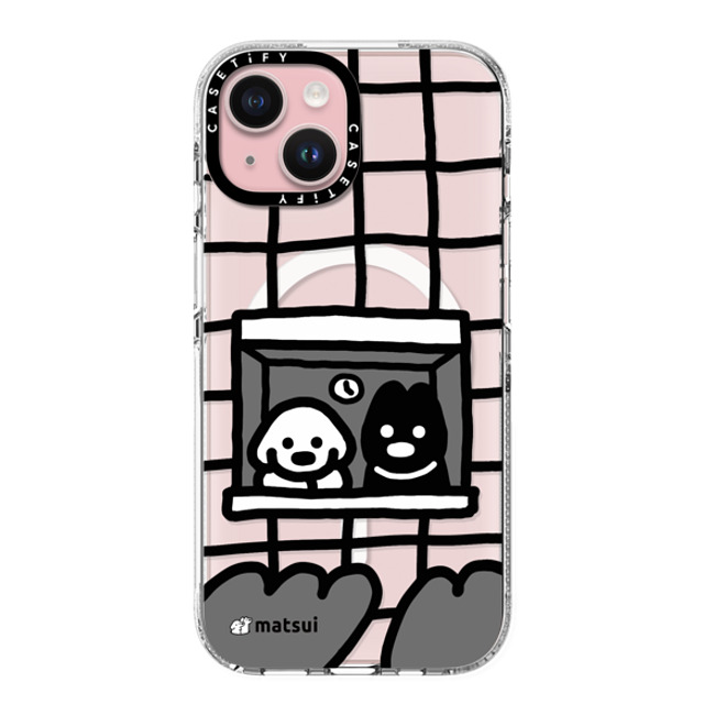 matsui x CASETiFY iPhone 15 ケース クリア クリア ケース MagSafe対応 matsui - Look outward