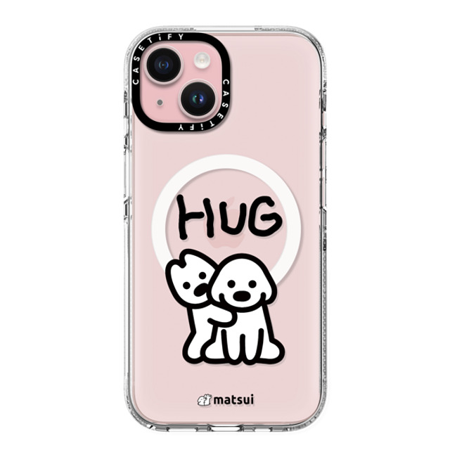 matsui x CASETiFY iPhone 15 ケース クリア クリア ケース MagSafe対応 matsui - HUG