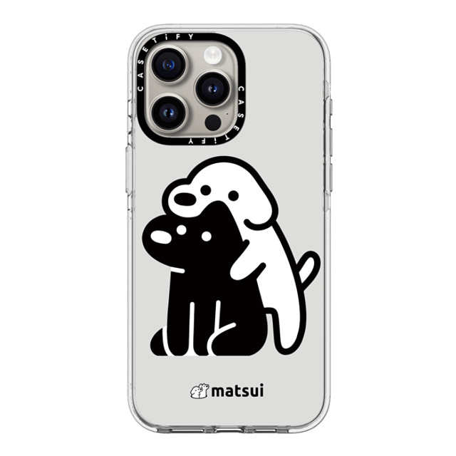 matsui x CASETiFY iPhone 15 Pro Max ケース クリア クリア ケース MagSafe対応 Alright hold on!