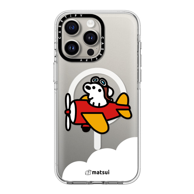 matsui x CASETiFY iPhone 15 Pro Max ケース クリア クリア ケース MagSafe対応 matsui - Flight