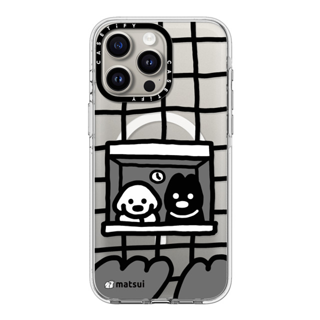 matsui x CASETiFY iPhone 15 Pro Max ケース クリア クリア ケース MagSafe対応 matsui - Look outward