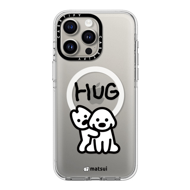 matsui x CASETiFY iPhone 15 Pro Max ケース クリア クリア ケース MagSafe対応 matsui - HUG