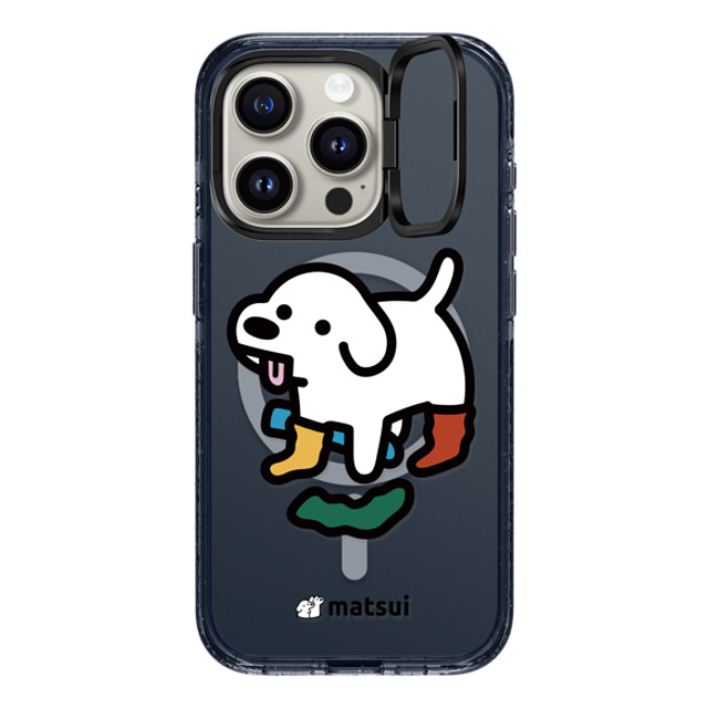 matsui x CASETiFY iPhone 15 Pro Case Dog,Animal Classic Blue インパクトリングスタンドケース MagSafe対応 Socks Father's Day matsui x CASETiFY iPhone 15 Pro Case Dog,Animal Classic Blue インパクトリングスタンドケース MagSafe対応 Socks Father's Day
