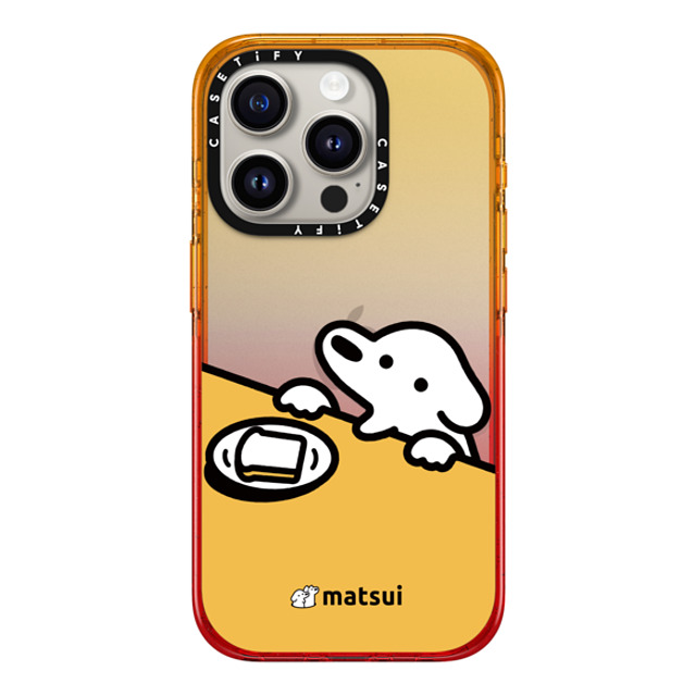 matsui x CASETiFY iPhone 15 Pro Case Dog,Animal Peach Haze インパクトケース パン Mother's Day matsui x CASETiFY iPhone 15 Pro Case Dog,Animal Peach Haze インパクトケース パン Mother's Day