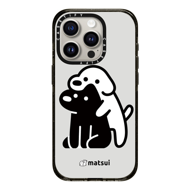 matsui x CASETiFY iPhone 15 Pro ケース ブラック インパクトケース MagSafe対応 Alright hold on!