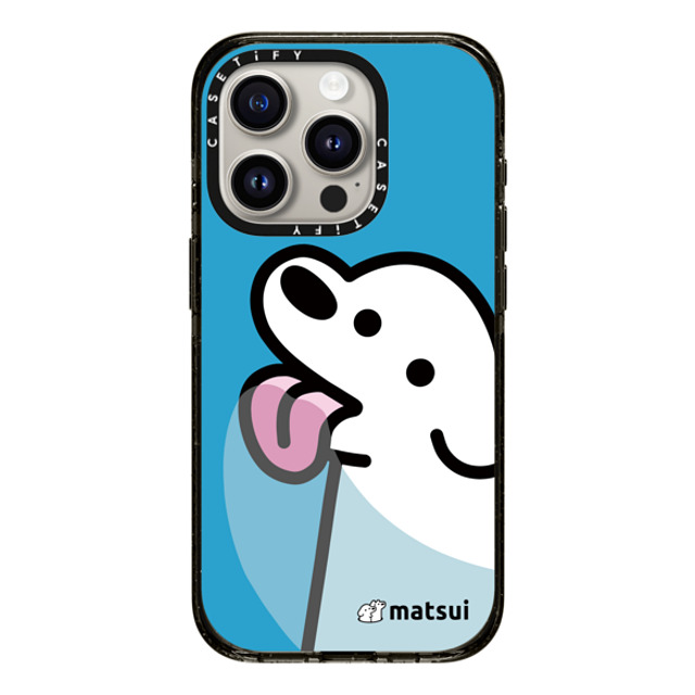 matsui x CASETiFY iPhone 15 Pro ケース ブラック インパクトケース Lick