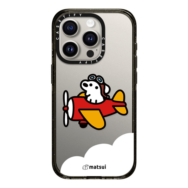 matsui x CASETiFY iPhone 15 Pro ケース ブラック インパクトケース matsui - Flight