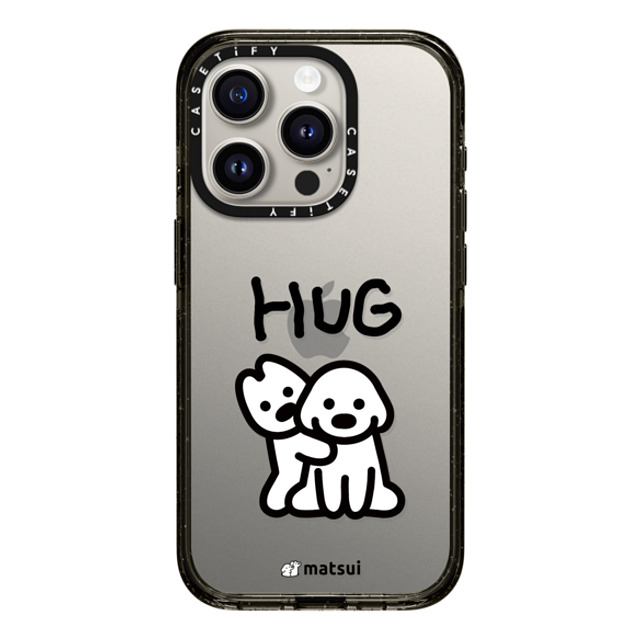 matsui x CASETiFY iPhone 15 Pro ケース ブラック インパクトケース matsui - HUG