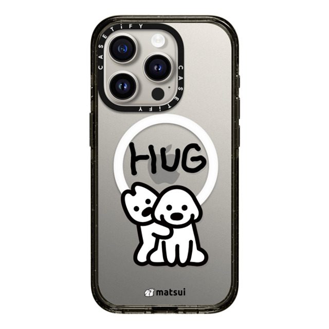 matsui x CASETiFY iPhone 15 Pro ケース ブラック インパクトケース MagSafe対応 matsui - HUG