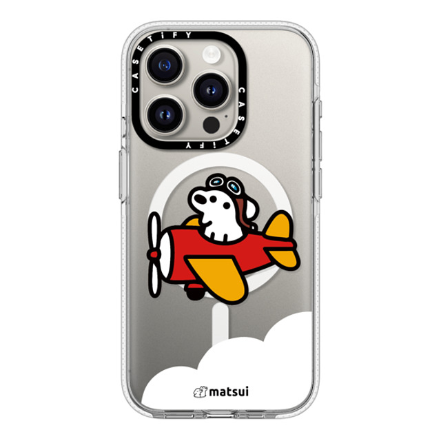 matsui x CASETiFY iPhone 15 Pro ケース クリア クリア ケース MagSafe対応 matsui - Flight