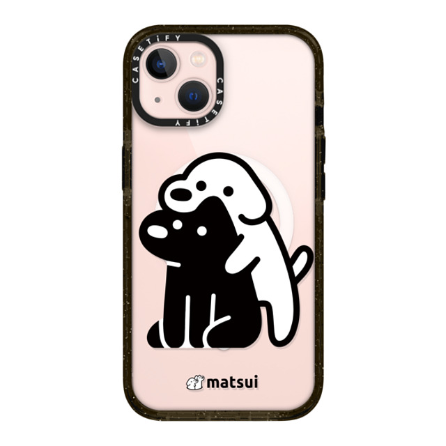 matsui x CASETiFY iPhone 13 ケース ブラック インパクトケース MagSafe対応 Alright hold on!