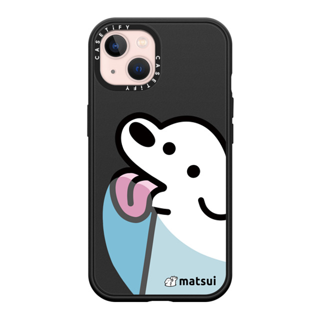 matsui x CASETiFY iPhone 13 ケース マットブラック インパクトケース MagSafe対応 Lick