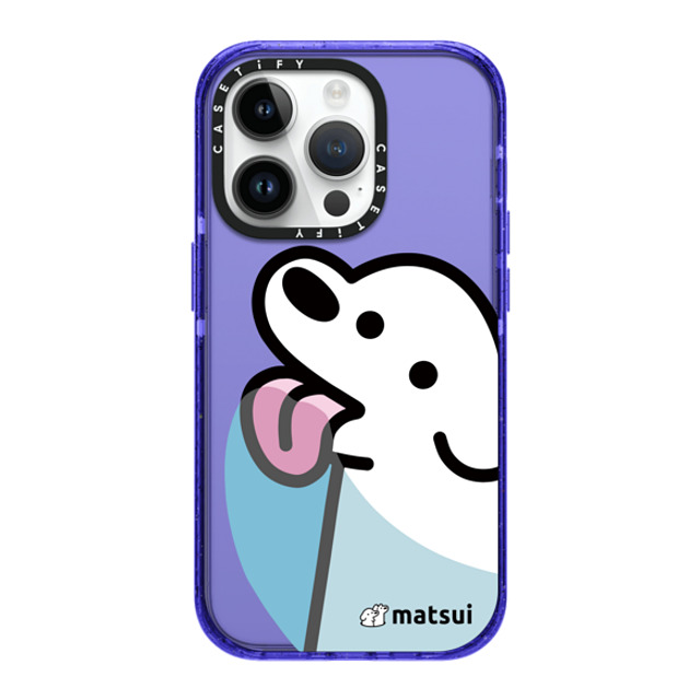 matsui x CASETiFY iPhone 14 Pro Case Peri Purple Impact Case Lick matsui x CASETiFY iPhone 14 Pro Case Peri Purple Impact Case Lick