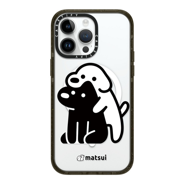 matsui x CASETiFY iPhone 14 Pro Max ケース ブラック インパクトケース MagSafe対応 Alright hold on!