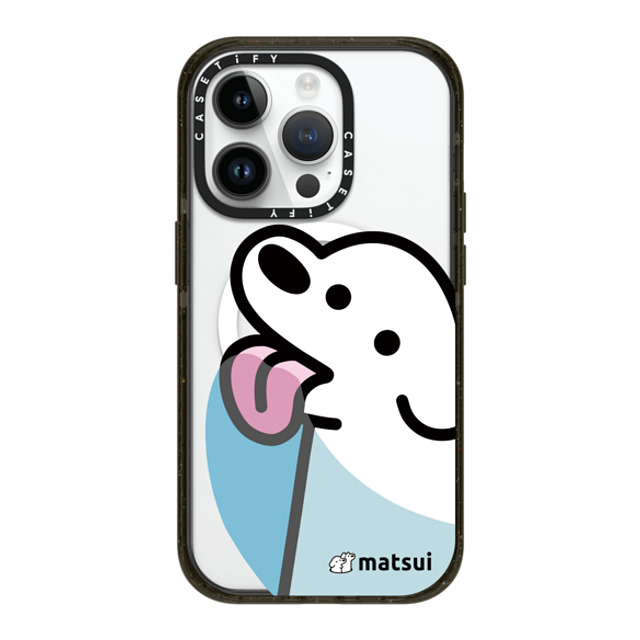 matsui x CASETiFY iPhone 14 Pro ケース ブラック インパクトケース MagSafe対応 Lick