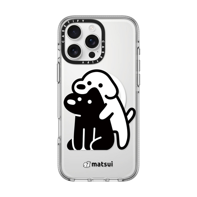 matsui x CASETiFY iPhone 16 Pro Max ケース クリア クリア ケース MagSafe対応 Alright hold on!