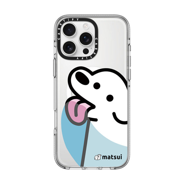 matsui x CASETiFY iPhone 16 Pro Max ケース クリア クリア ケース MagSafe対応 Lick