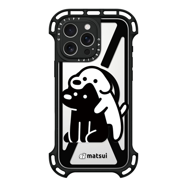 matsui x CASETiFY iPhone 16 Pro Max ケース ブラック ウルトラ バウンスケース MagSafe対応 Alright hold on!