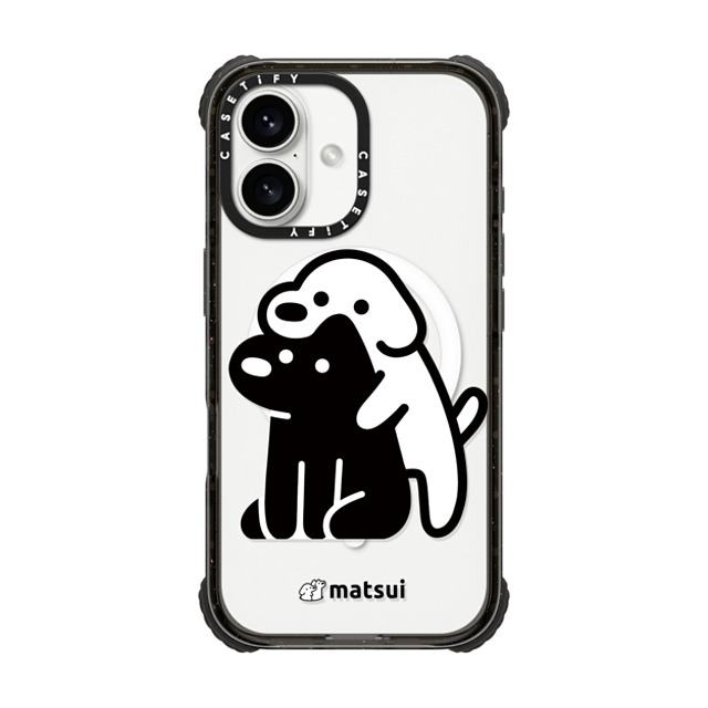matsui x CASETiFY iPhone 16 Case Black ウルトラ インパクトケース MagSafe 対応 Alright hold on! matsui x CASETiFY iPhone 16 Case Black ウルトラ インパクトケース MagSafe 対応 Alright hold on!