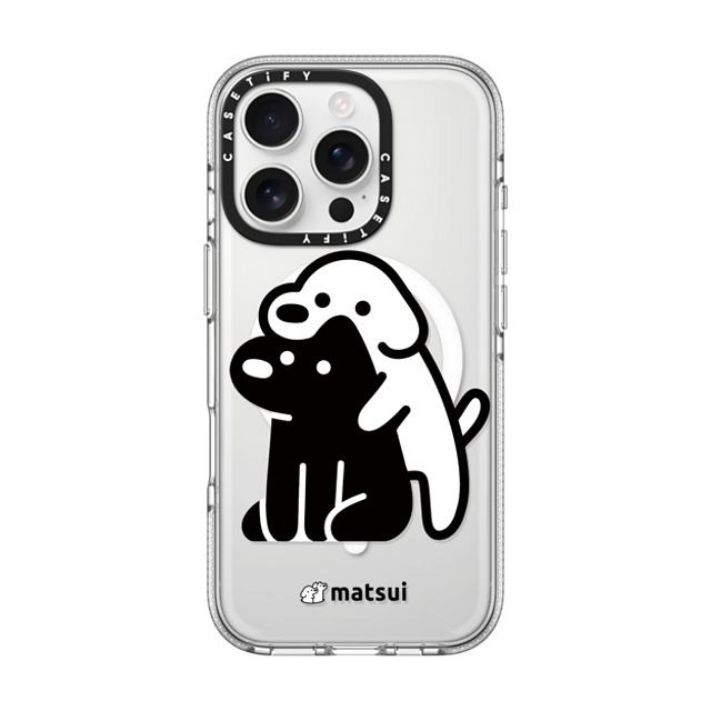 matsui x CASETiFY iPhone 16 Pro ケース クリア クリア ケース MagSafe対応 Alright hold on!