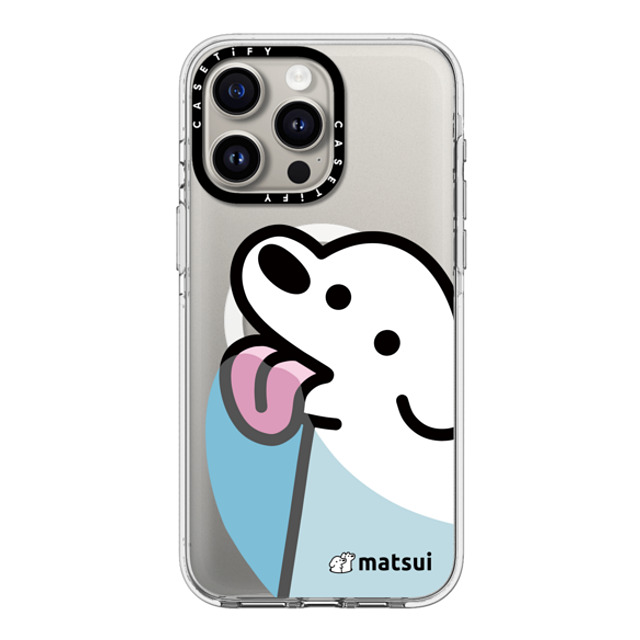 matsui x CASETiFY iPhone 15 Pro Max ケース クリア クリア ケース MagSafe対応 Lick