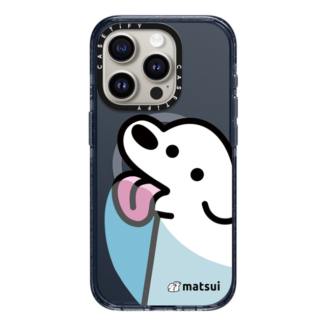 matsui x CASETiFY iPhone 15 Pro ケース Dog,Animal Classic Blue インパクトケース MagSafe対応 Lick Back to School matsui x CASETiFY iPhone 15 Pro ケース Dog,Animal Classic Blue インパクトケース MagSafe対応 Lick Back to School