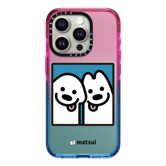 matsui x CASETiFY iPhone 15 Pro ケース Cotton Candy インパクトケース Cheek-to-cheek