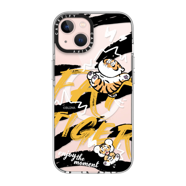 Bu2Ma x CASETiFY iPhone 13 ケース クリア クリア ケース MagSafe対応 Enjoy The Moment BY BU2MA