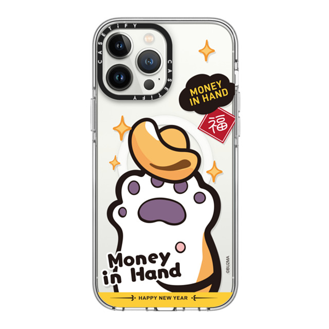 Bu2Ma x CASETiFY iPhone 13 Pro Max ケース クリア クリア ケース MagSafe対応 MONEY IN HAND Bu2Ma x CASETiFY iPhone 13 Pro Max ケース クリア クリア ケース MagSafe対応 MONEY IN HAND