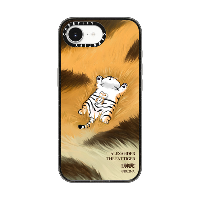 Bu2Ma x CASETiFY iPhone 16e ケース Tiger,Animal ブラック インパクトケース MagSafe対応 Father And Son Afternoon Nap BY BU2MA Back to School Bu2Ma x CASETiFY iPhone 16e ケース Tiger,Animal ブラック インパクトケース MagSafe対応 Father And Son Afternoon Nap BY BU2MA Back to School